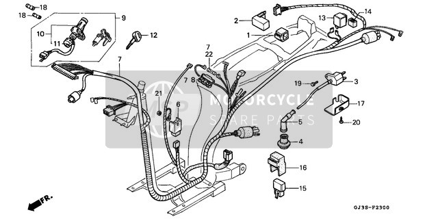 Honda SH50 1995 Cable Aprovechar para un 1995 Honda SH50